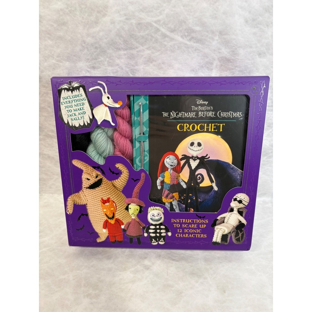 Disney The Nightmare Before Christmas Crochet Kit 12 Patterns‎ Jack Sally New